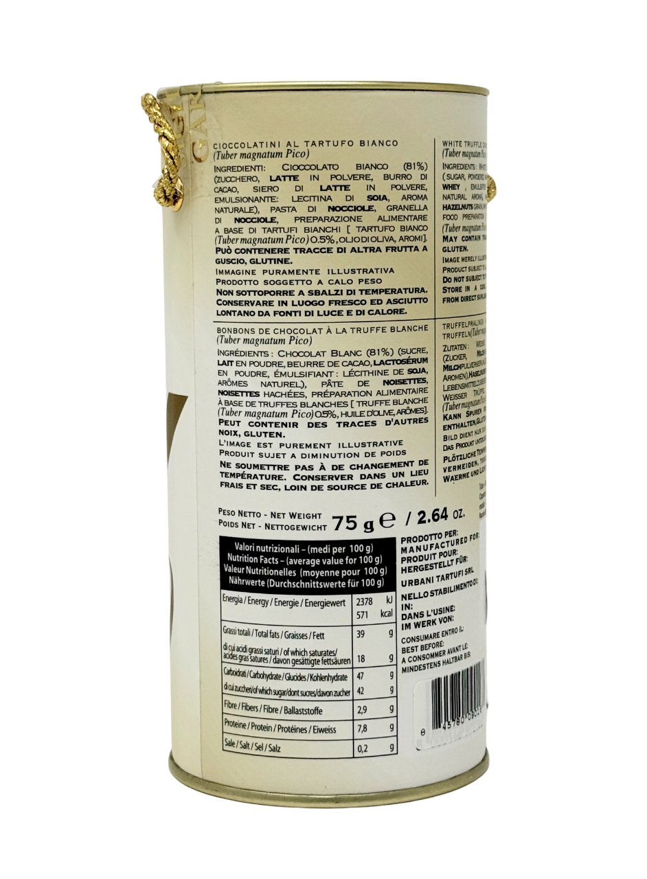 White Truffle Bonbons 2.6 oz - Urbani Truffles