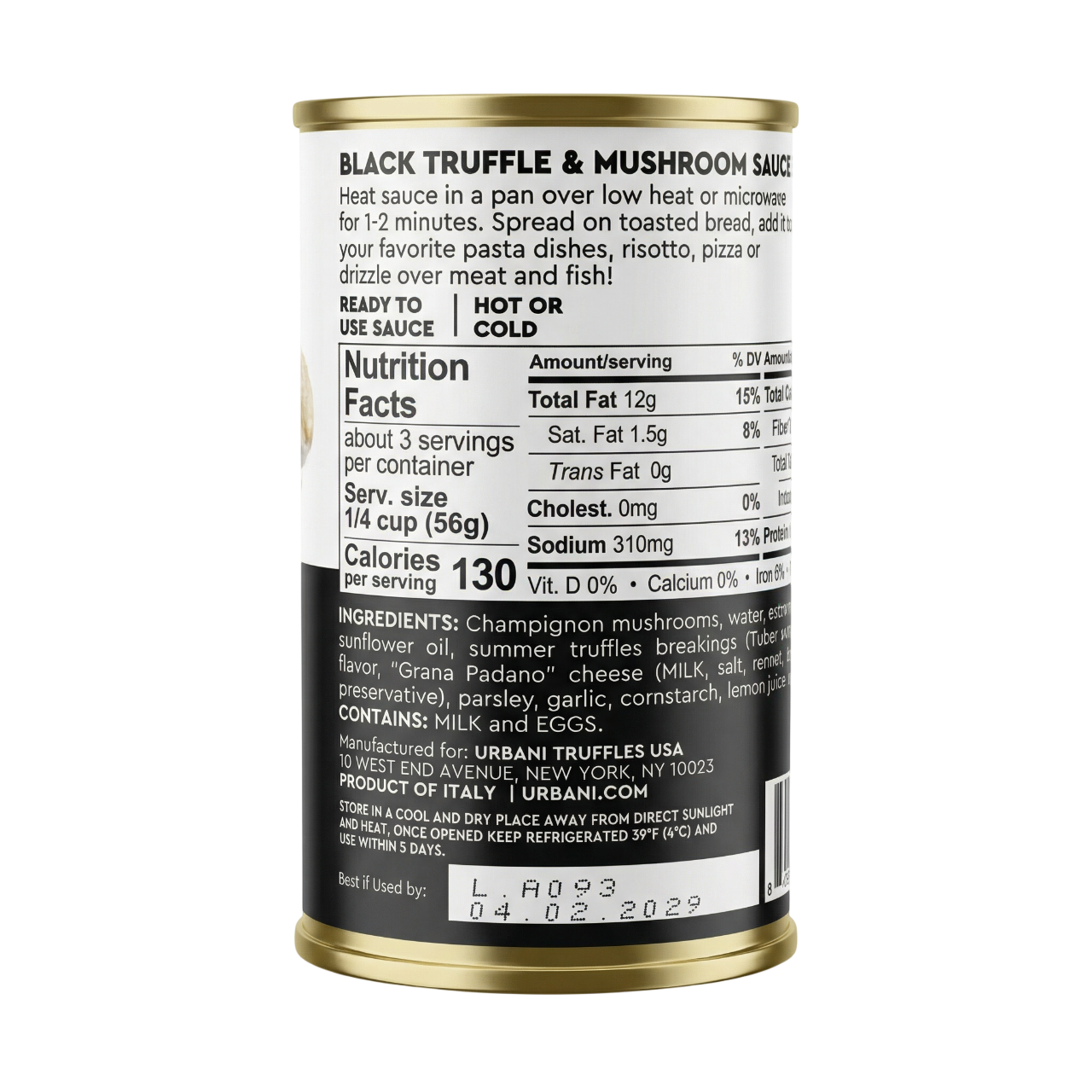 Black Truffles & Mushrooms Sauce 180gr