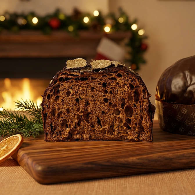Black Truffle Signature Chocolate Panettone (Limited Edition)