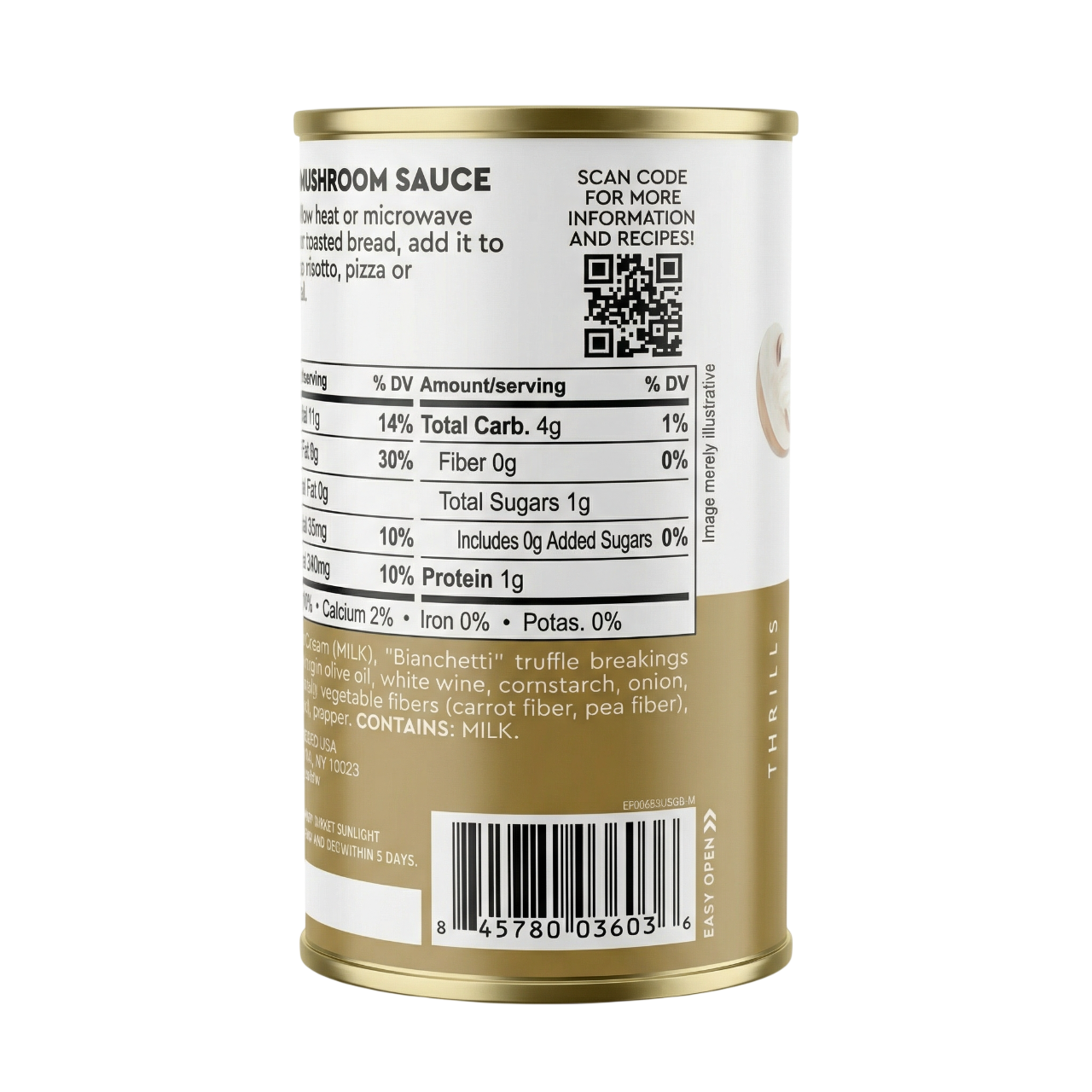 White Truffles & Mushrooms Sauce 180gr