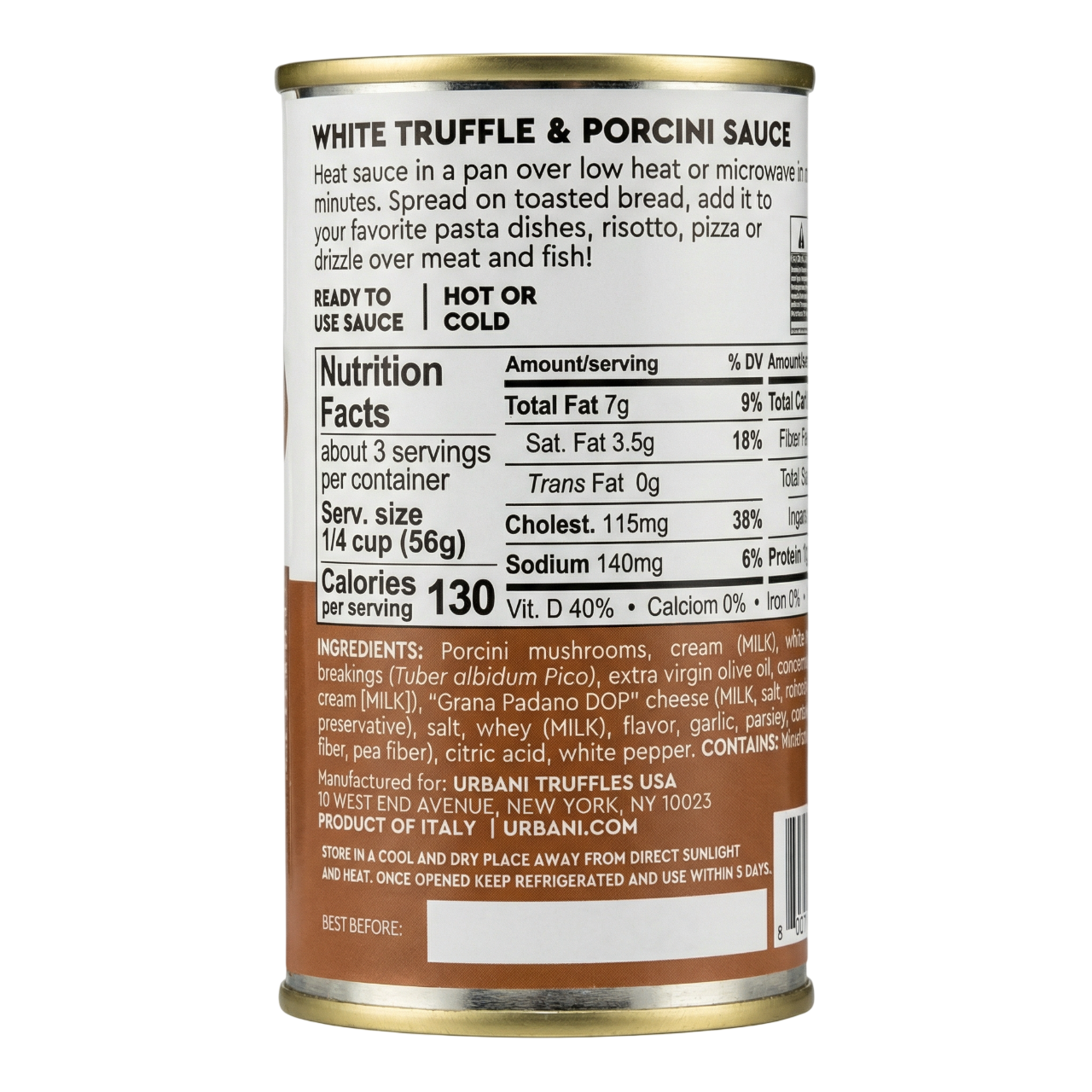 White Truffles & Porcini Sauce 180gr