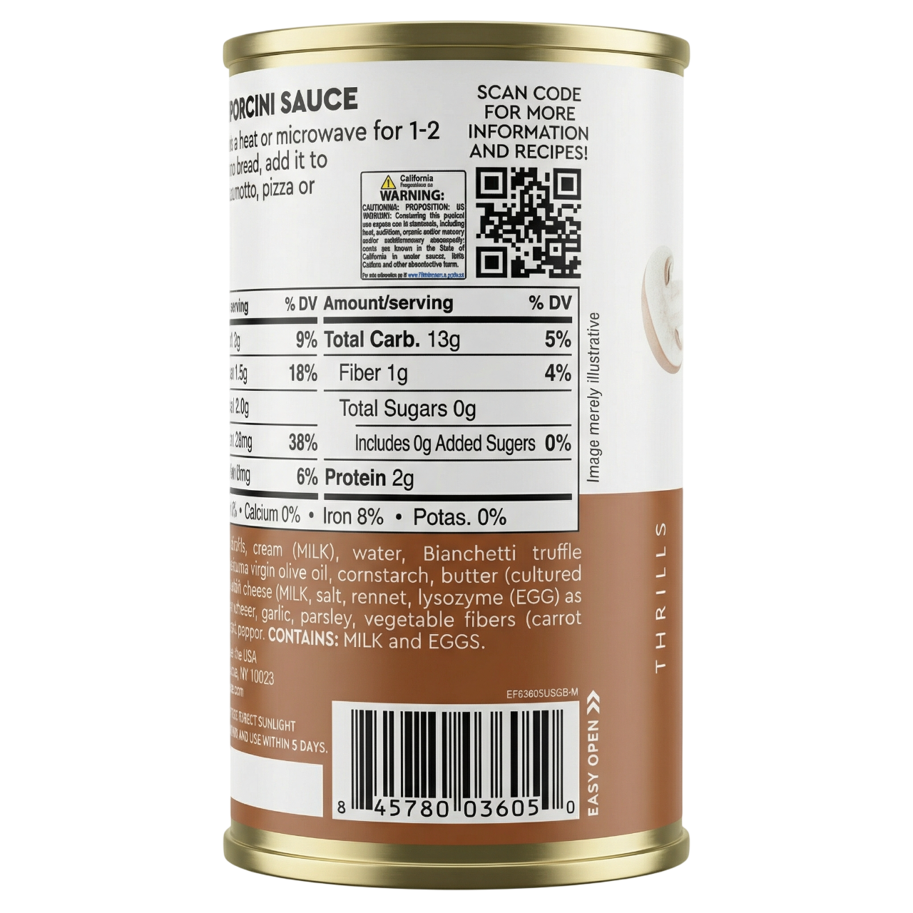 White Truffles & Porcini Sauce 180gr